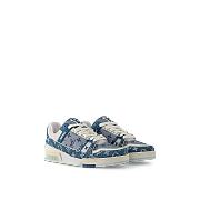 Louis Vuitton Trainer Sneaker “Blue Denim Monogram” 1ADHHW - 5