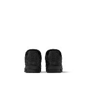 Louis Vuitton Trainer Sneaker “Triple Black” 1AHDBJ - 4