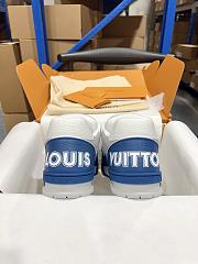 Louis Vuitton Trainer Sneaker “Blue/White” 1AHTBP - 6