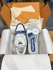 Louis Vuitton Trainer Sneaker “Blue/White” 1AHTBP - 5