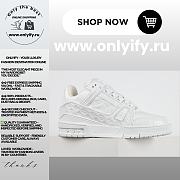 Louis Vuitton Trainer Sneaker “Triple White” 1AHT81 - 1