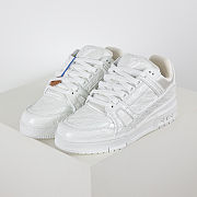 Louis Vuitton Trainer Sneaker “Triple White” 1AHT81 - 5