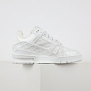 Louis Vuitton Trainer Sneaker “Triple White” 1AHT81 - 4
