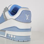 Louis Vuitton Trainer Sneaker “Blue/Grey” 1AHTID - 6