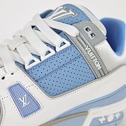 Louis Vuitton Trainer Sneaker “Blue/Grey” 1AHTID - 2
