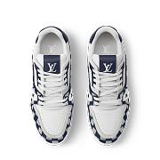 Louis Vuitton Trainer Sneaker “Navy Damier” 1AIKQQ - 3