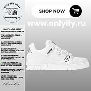 Louis Vuitton Trainer Sneaker “White Patch Crystal” 1AIKR9 - 1