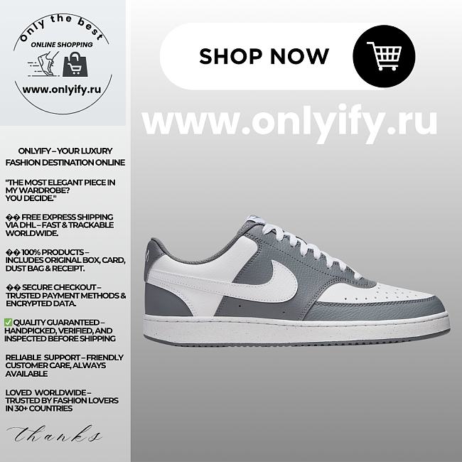 Nike Court Vision Low “White/Smoke Grey” HM9862-003 - 1