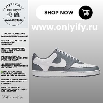Nike Court Vision Low “White/Smoke Grey” HM9862-003