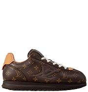 Louis Vuitton Trainer Sneaker “White/Blue Damier Denim” 1AIKVD - 5