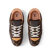 Louis Vuitton Trainer Sneaker “White/Blue Damier Denim” 1AIKVD - 2