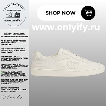 Gucci Screener Low-Top Sneaker “Off White” 9110-OW