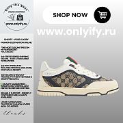 Gucci Re-Web Sneaker “Beige/Blue GG Canvas” 787476 AADHW 9552 - 1