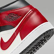 Air Jordan 1 Mid “White/Black/Gym Red” BQ6472-160 - 6