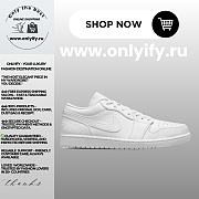 Air Jordan 1 Low “Triple White” 553558-136 - 1