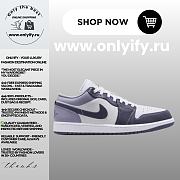 Air Jordan 1 Low “White/Shadow” 553558-145 - 1
