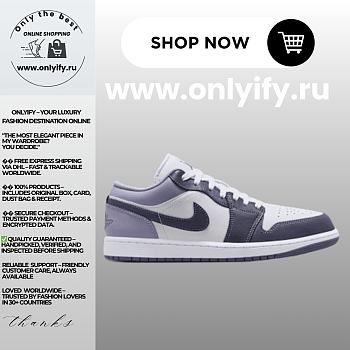 Air Jordan 1 Low “White/Shadow” 553558-145