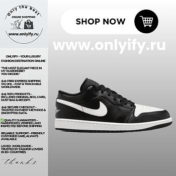 Air Jordan 1 Low “Black/White” 553558-043