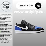 Air Jordan 1 Low “Game Royal/Black” 553558-042 - 1
