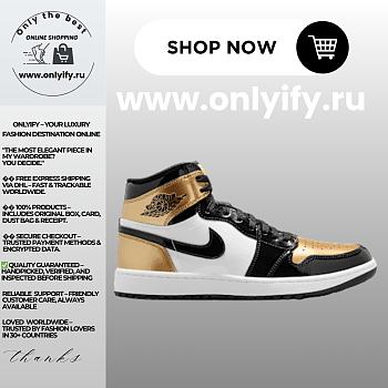Air Jordan 1 Low G “Black/Metallic Gold” DQ0660-002