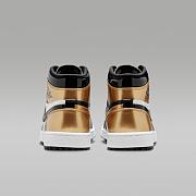 Air Jordan 1 Low G “Black/Metallic Gold” DQ0660-002 - 6