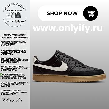 Nike Court Vision Low “Black/Sail/Gum” IB2998-004