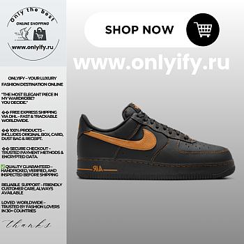 Nike Air Force 1 '07 LV8 “Black/Wheat Gold” HQ2037-003