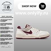 Nike Full Force Low “White/Team Red” FZ4629-100 - 1