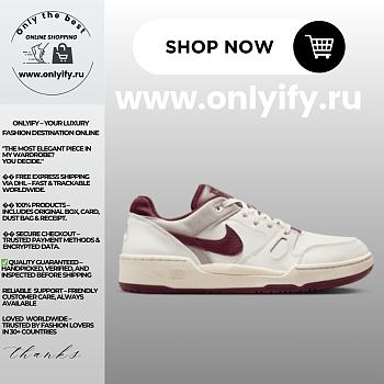 Nike Full Force Low “White/Team Red” FZ4629-100