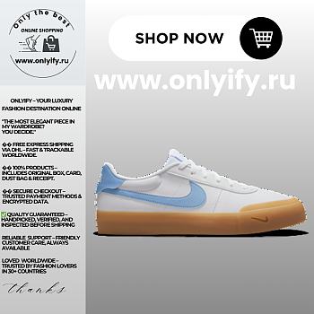 Nike Court Shot “White/Light Blue-Gum” FQ8146-114