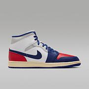 Air Jordan 1 Mid “White/Navy/Red” DQ8426-102 - 4