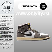 Air Jordan 1 Mid SE1 “White/Light Smoke Grey” HQ2011-100 - 1