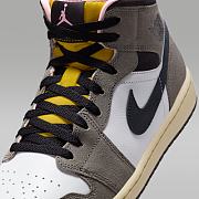 Air Jordan 1 Mid SE1 “White/Light Smoke Grey” HQ2011-100 - 6