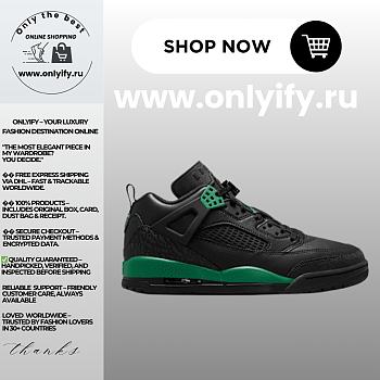 Air Jordan 4 Retro SE “Black/Green Glow” – FQ1759-003