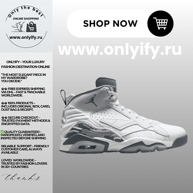 Jordan 6 Rings “White/Stealth Grey” – DZ4475-102 - 1