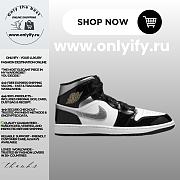 Jordan 1 Low “Black/Metallic Silver” – HV0789-010 - 1
