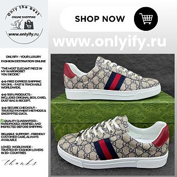 Gucci GG Supreme Ace Sneaker – 760775 FACMZ 40499