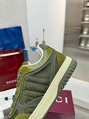 Men's Gucci Re-Web Sneaker in Olive Green – 831661 AAEX3 3343 - 6