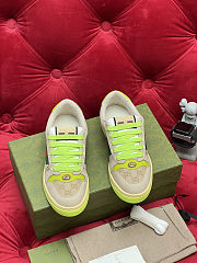 Men's Gucci Screener Sneaker in Beige and Neon Yellow – 838984 9Y920 96444 - 5