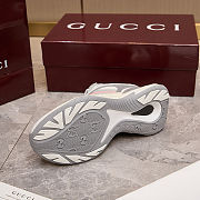Women's Gucci 2.0 Sneaker in White and Grey Mesh & Leather – 816489 FAD6Q 8745 - 4