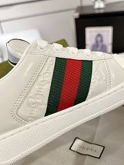 Gucci Screener Sneaker in White Leather with Web Stripe – 798854 AADU0 9094 - 2