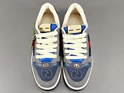 Men’s Gucci Screener Sneaker in Grey Suede with Web – 576223 FAA3T 4551 - 3