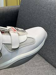 Prada America’s Cup Original Sneakers “White/Grey” Velcro Edition - 4
