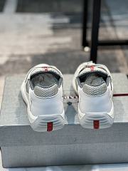 Prada America’s Cup Original Sneakers “White/Grey” Velcro Edition - 2