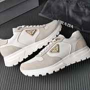 Prada Prax 2.0 Re-Nylon and Suede Sneakers “White” - 6