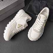 Prada Prax 2.0 Re-Nylon and Suede Sneakers “White” - 4