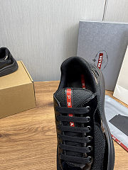 Prada America’s Cup Sneakers “Black” – Patent Leather & Technical Fabric - 4