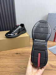 Prada America’s Cup Sneakers “Black” – Patent Leather & Technical Fabric - 3