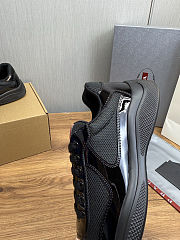 Prada America’s Cup Sneakers “Black” – Patent Leather & Technical Fabric - 2