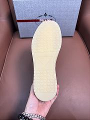 Prada Downtown Bold Nylon and Suede Sneakers “Ivory” - 2